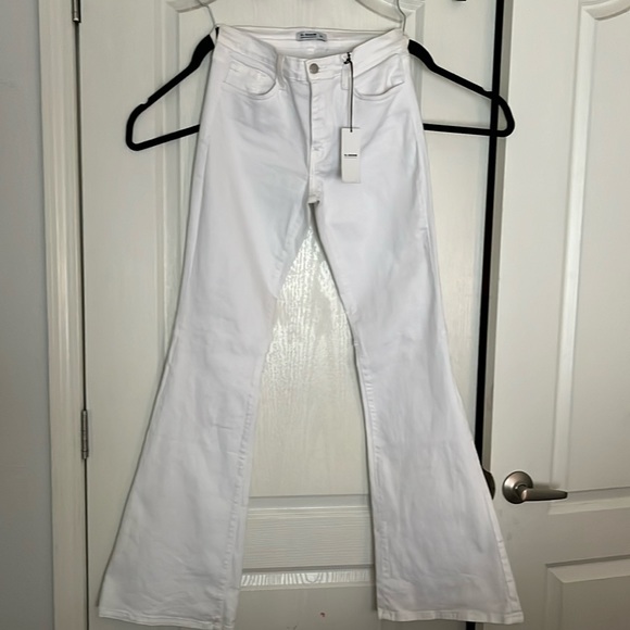 O2 Denim Pants & Jumpsuits Nwt White Flare Jeans Poshmark